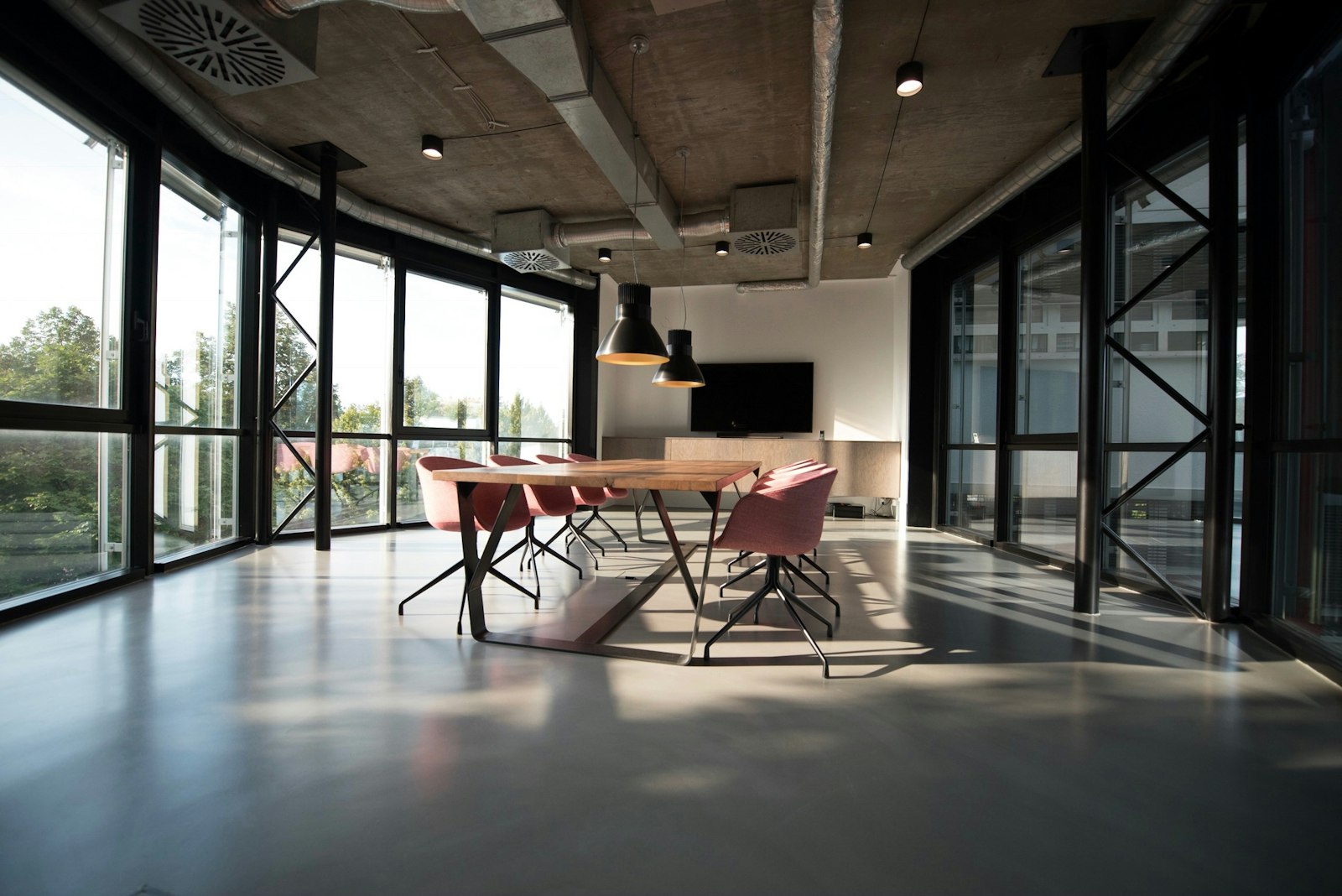 Executive technology boardroom